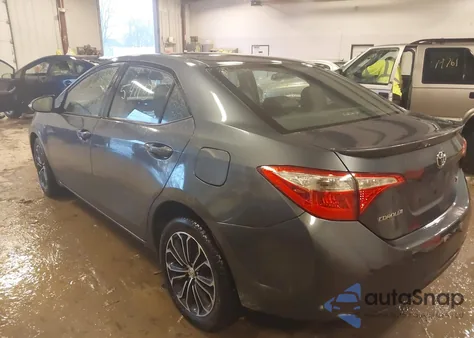 2014 Toyota Corolla S Plus z USA, uszkodzony, nr VIN 2T1BURHE8EC110213